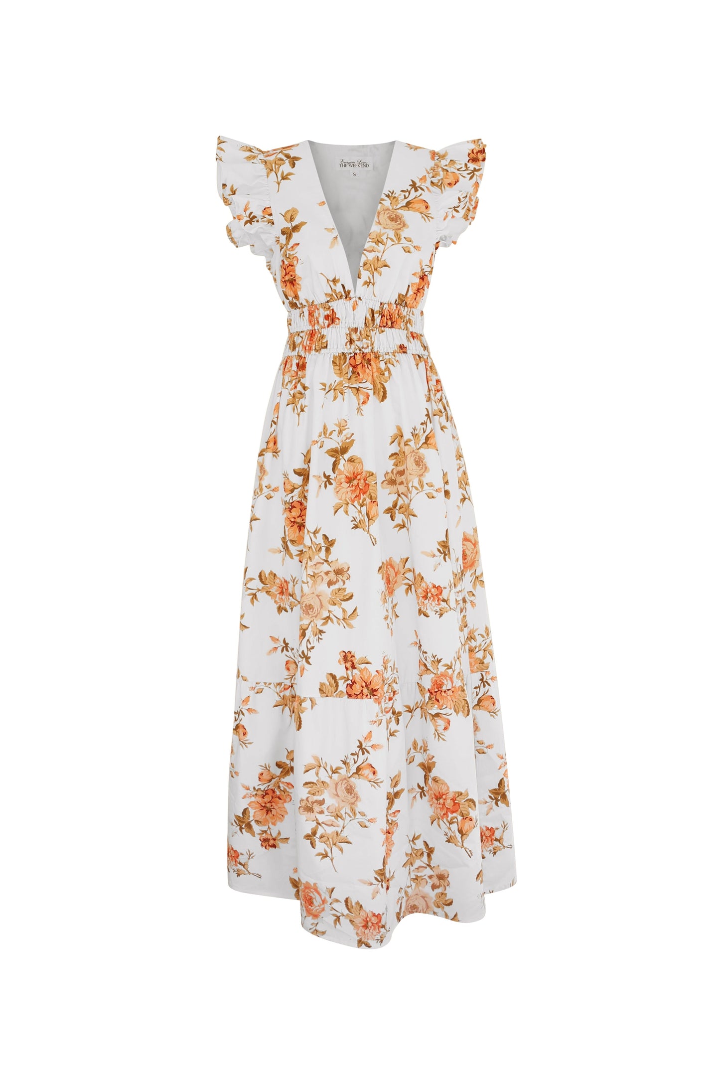 West Village Dress in Peach Floral